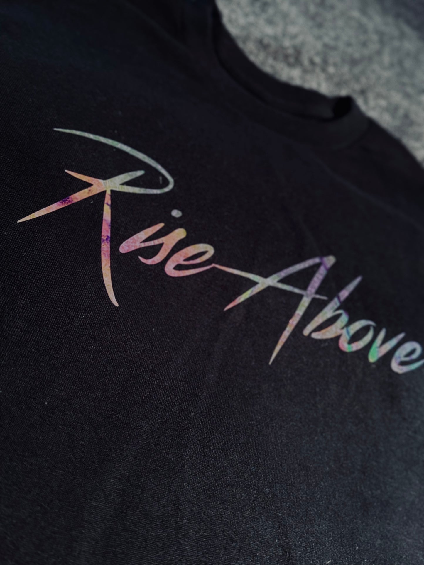 BLACK HALO-GRAPHIC NAME TEE