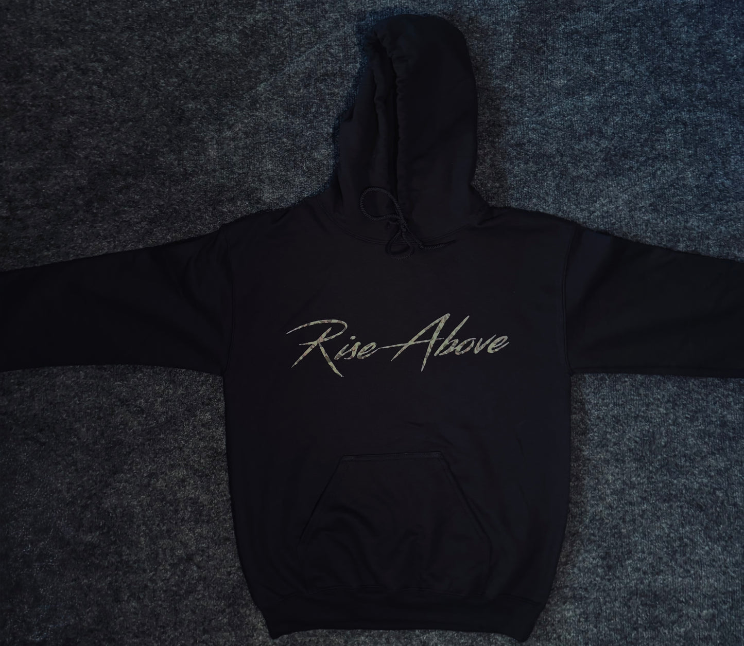 RISE ABOVE CHEETAH PRINT HOODIE